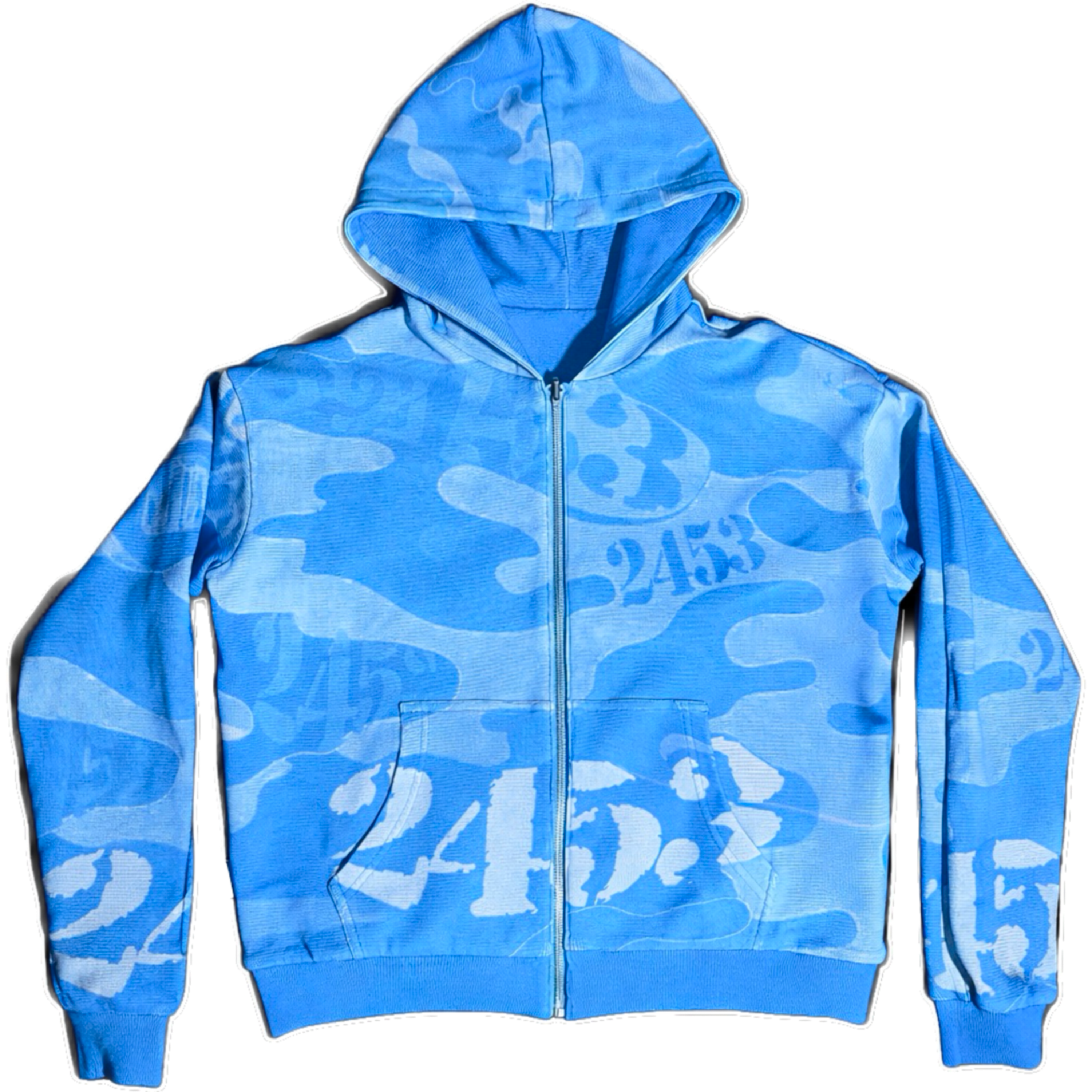 Blue 2453 Reversible Zip Up